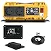 PVBEYORND Sinus Wechselrichter 12V auf 230V Reiner Sinus 2500W/5000W Wechselrichter Reiner Sinus Wechselrichter 12V 230V Mit Externem Controller Geeignet für Haushaltsgeräte und Wohnmobil