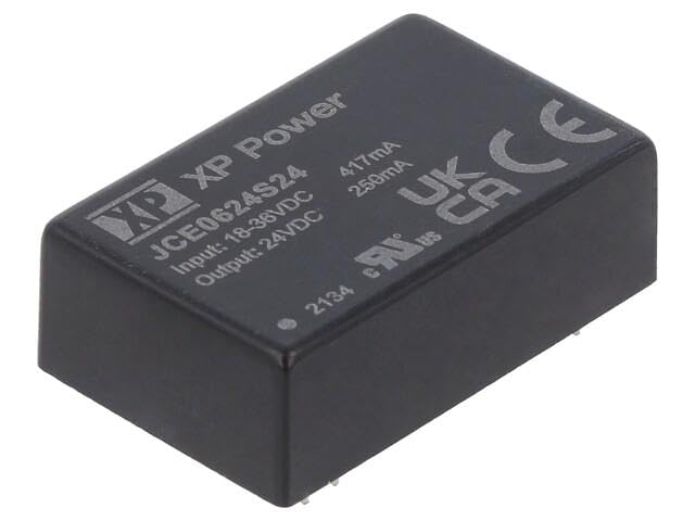 Convertisseur DC/DC 6W JCE0624S24 Ud'entrée 18-36V 24VDC XP POWER