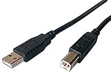 Sharkoon 4044951015276 USB-Kabel 3 m USB A USB B schwarz – USB-Kabel (3 m, USB A, USB B, 2.0, Stecker/Stecker, Stecker, schwarz)