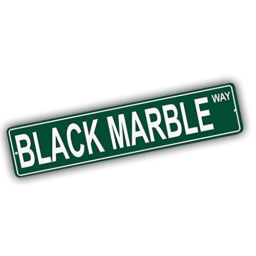 Brotherhood Aluminum Street Sign for Black Marble - Nevada Man Cave Decor