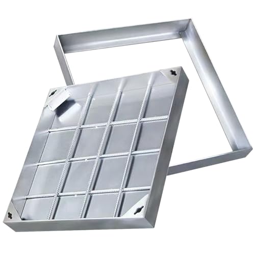 Couvercle de drain en acier robuste 304 inoxydable 40x40 cm