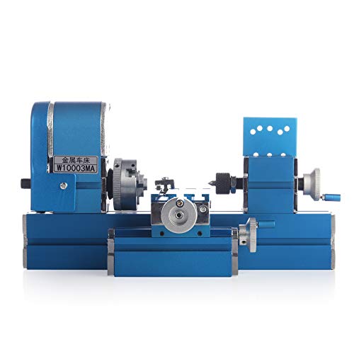 Mini Motorized Metal Lathe Machine DIY Wood Model Woodworking Modelmaking Metal Machine Tool AC100V~240V