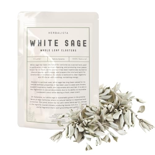 HERBALISTA White Sage Leaves and Clusters