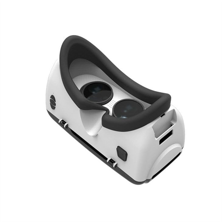 Image of Drumstone (𝐒𝐩𝐞𝐜𝐢𝐚𝐥 𝟏𝟓 𝐘𝐞𝐚𝐫𝐬 𝐖𝐚𝐫𝐫𝐚𝐧𝐭𝐲) 3D VR Headset with HD Lenses for Android & iOS | Virtual Reality Glasses with Eye Protection, Adjustable Strap, Soft Padding | 360 Video