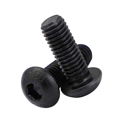 NGe M5x8mm Button Head Socket Cap Screws,Alloy Steel, Fully Threaded,Allen Hex Drive(M5X8,100Pcs) Cover
