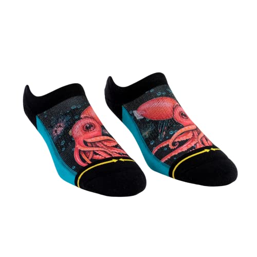 MERGE4 Umijoo Strawberry Squid No Show Socks for Men and Women