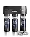Dreamwills 8-Stage Under Sink Water Filter System SJ10, High-Flow 1.3 GPM Under Counter Water Filtration for Kitchen, Reduce Lead, PFAS, Fluoride, Chlorine, Chloramine, No Electricity, No Wastewater