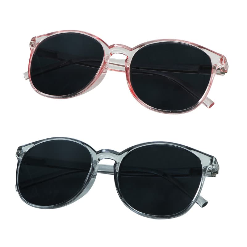 LifeArt 2 Pack Polarized Sunglasses, UV400 Protection, Retro Sun Glasses for Men/Women Oversize Outdoor Shades