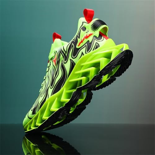 GSLMOLN Men's Walking Shoes Blade Non Slip Fashion Sneakers Breathable Mesh Soft Sole Casual Athletic Sport Shoes3