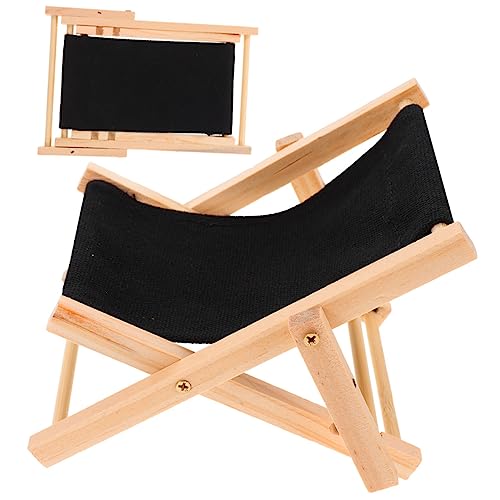 MOLUCKFU Lot De 2 Supports De Téléphone Pliables en Forme De Chaise De Plage Support Réglable pour Téléphone Portable Accessoire De Bureau Et Décoration