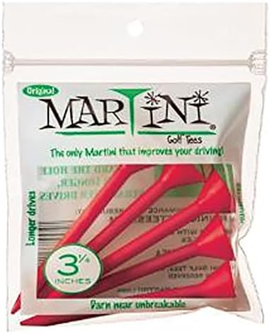 Martini Step-Up Golf Tees RED 3 1/4" (5 Tees)