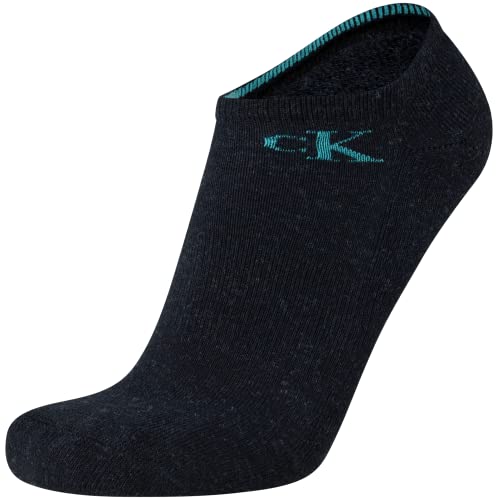Image of Calvin Klein Mens No Show Socks - 6 Pack Soft Cotton Blend Cushioned Athletic Low Cut Socks for Men for Sports and Running