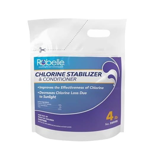 Robelle 2604B Stabilizer for Swimming Pools, 4 lb