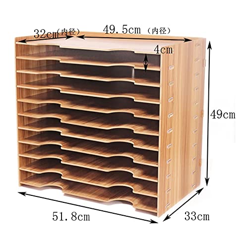 Bandeja de escritorio de madera A3 ideal para mantener el despacho ordenado y relajado 3