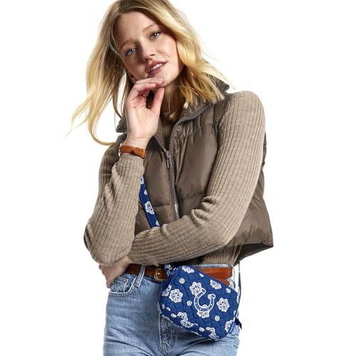 Image of Vera Bradley womens Cotton Small Stadium Crossbody Bag