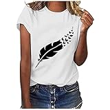 Las camisetas para mujer están hechas de tela suave y cómoda, tienen una cantidad de elasticidad, casual, ligera y transpirable.