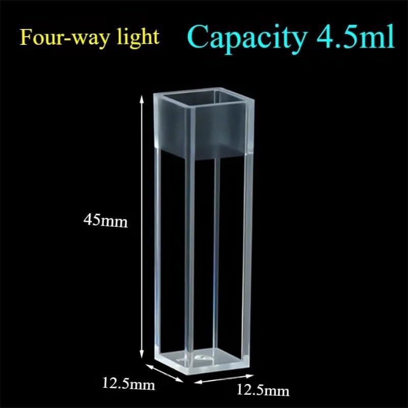 Disposable Plastic Cuvette Standard Four-Sided Translucent semi-Micrometer Type(A)