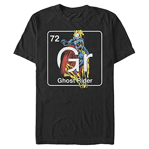 T-shirt Ghost Rider Marvel noir pour un look motard décontracté au quotidien