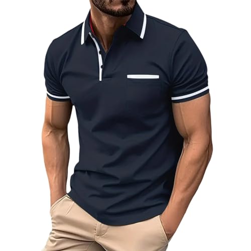T-shirt patchwork homme manches courtes pour le quotidien et les loisirs