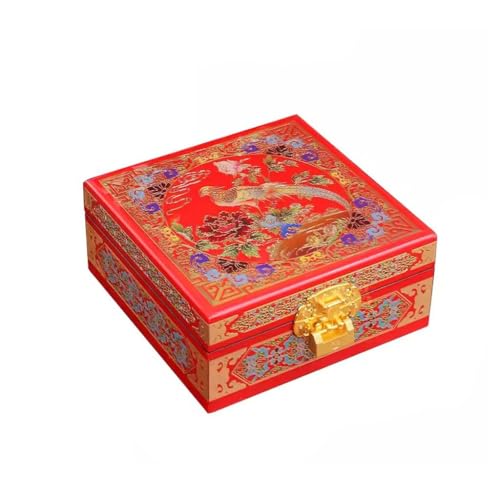 LUZZILE Portagioie Scatola for Gioielli Scatola for Gioielli Scatola for Gioielli Scatola for Gioielli Scatola for Gioielli retrò Scatola for Gioielli da Tavolo Scatola di Gioielli(02)