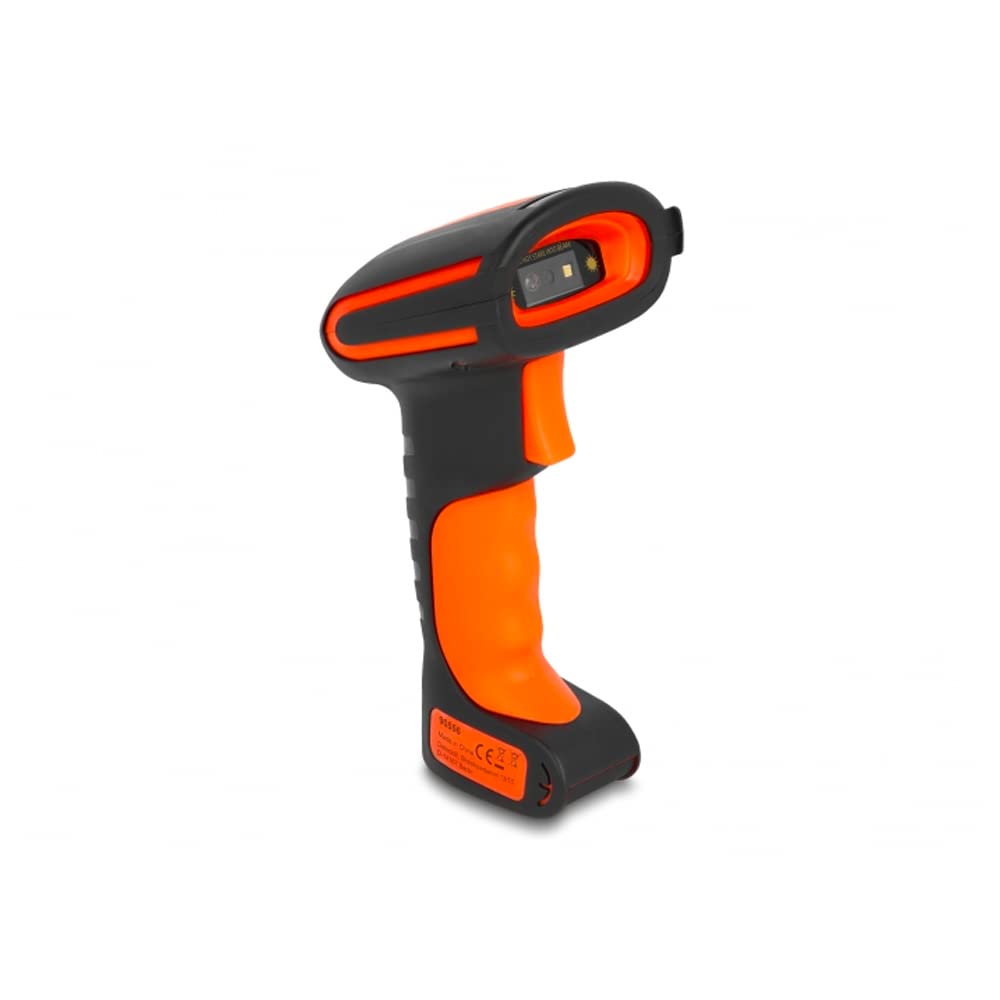 Delock Escáner Industrial de códigos de Barras 1D y 2D para 2,4 GHz o Bluetooth.