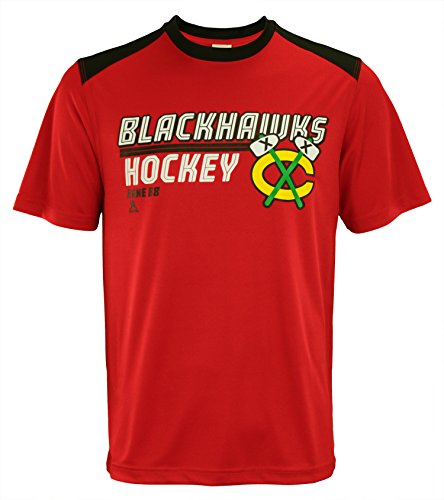 Outerstuff NHL Mens Chicago Blackhawks Mass Performance Finished Patrick Kane #88 Tee X-Large Red