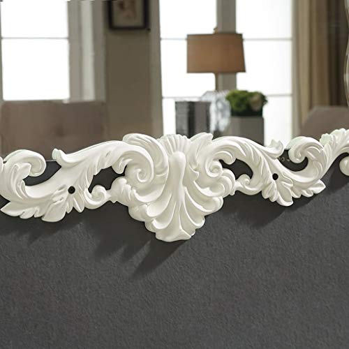 Miroir coiffeuse mural en résine rétro lavable pour chambre - 4