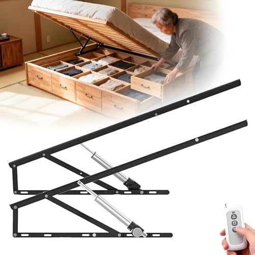 Mécanisme de lit de boîte de stockage électrique 600kg pour éviter le mal de dos au levage x2