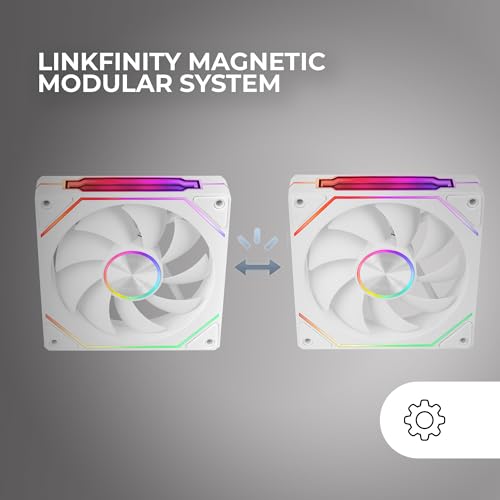 Mars Gaming MF LINKFINITYKIT2W Boitier PC Ventilateur 12 cm 3 pièce Neuf - vue 9