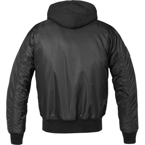 Image of Brandit Men's MA1 Sweat Hooded Jacket Olive /Gray