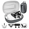 Luxe VR-accessoires voor Oculus Quest 2(Koffer+Hoofdband+2* Controller Cover+2 *Thumb Stick Caps+Lens Cover+4*Velcro…