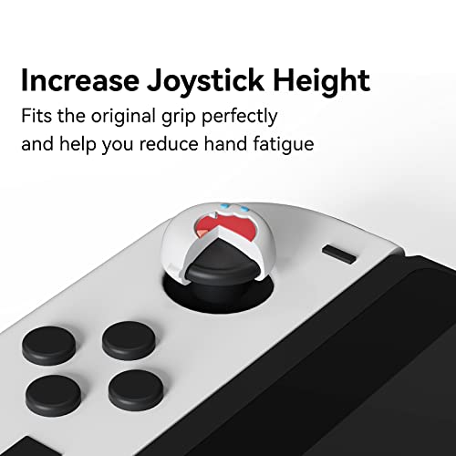 Image of GeekShare Cute Silicone Joystick Thumb Grip Caps, Joystick Cover Compatible with Switch /OLED /Switch Lite,4PCS - BOBO Cat