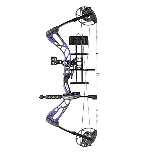 Diamond Archery Edge 320 Compound Bow - Purple Blaze - 70 lbs, Right Hand