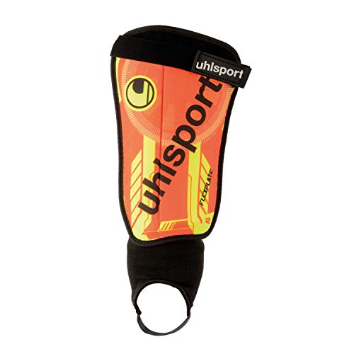 Uhlsport Flex Plate Schienbeinschützer Fluo orange/Fluo gelb/sch XXS