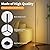 MURTYINL LED Corner Floor Lamp 55” Classic Creative Mood Lighting with Foot Switch Modern Industrial Lighting Ambiance Minimalism Standing Corner Lamps for Living Room Gaming Reading Room Warm Light