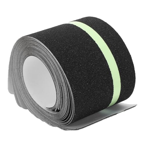 Bandes antidérapantes pour escaliers PET noir 61x10 cm Alipis ruban adhésif phosphorescent