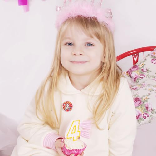 Happy Birthday Pin, Cute Cartoon Theme It's My Birthday Button Badge with Rainbow Balloons Pattern for Party Celebration & Decoration Supply4