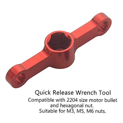 Wmycongcong M5-5COLOR-WRENCH 25 Pcs M5 Aluminum Nylon Lock Nuts M5 Flange Nylon Insert Self-Locking Nut thumb #2