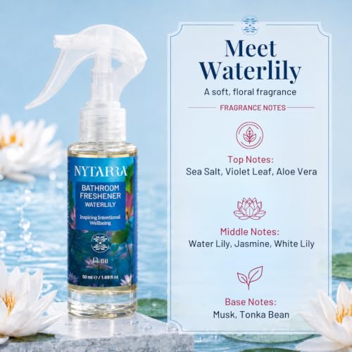 Image of Nytarra Bathroom Air Freshener Spray | Long Lasting Odour Remover for Home, Office, Hotel & Guest Washroom | No Gas | Fresh Smell & Instant Freshness