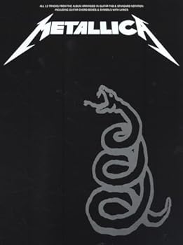 Paperback METALLICA: THE BLACK ALBUM (TAB) GUITARE Book