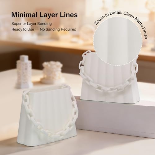 Image of Matte TPU Filament 1.75mm, 1kg - Shore 95A Flexible & Durable TPU, Matte White, Low-Gloss Matte Finish, Minimal Layer Lines, for Phone Cases, Wearables & Functional Parts