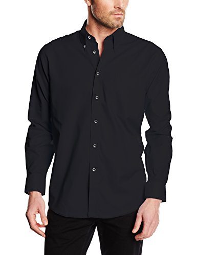 Preisvergleich Produktbild Fruit of the Loom Herren SS101M Businesshemd, Schwarz (Black), XXX-Large