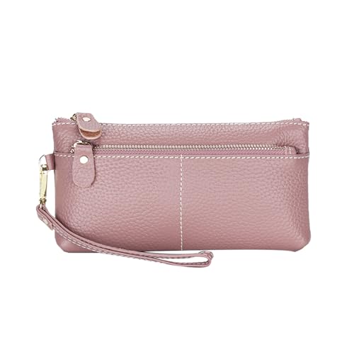 Women's Wallet, Leather Large Capacity Zip Around Wallet Ladies Travel Purse Wristlet Wristband wallet handbag