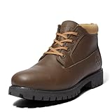 Timberland Men's Premium MID LACE UP WATERPROOF CHUKKA BOOT, BROWN, 12 Wide
