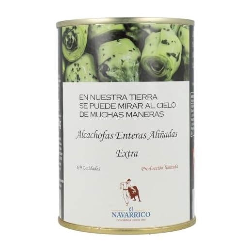 Alcachofas Aliñadas El Navarrico Lata 425 ml