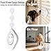 HOIDURY Bells for Dog Training to Go Outside, Wireless Puppy Dog Doorbell, Waterproof Vibration Sensor, Low Battery Warning, 14 Chimes, 4 Volume with Mute, 3W Speaker for Clear Sound, LED Alert