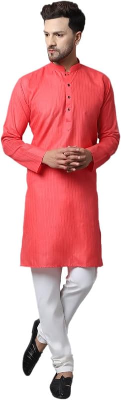 FASHIONZAADIMens Kurta - Mens Kurta Pajama Set - Indian Mens Kurta - Kurta Payjama Set For Men - Kurta Pyjamas