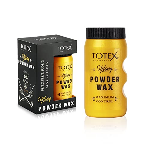 Totex Powder Wax 20 g | Mattifying Volume Hair Styling wosk w proszku | matowy wosk puder do stylizacji włosów | puder do stylizacji włosów