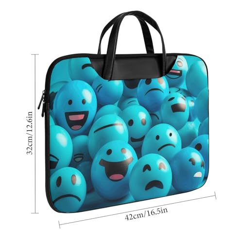 Bolso Emoticons para Laptop 17 Pulgadas Impermeable miniatura 3