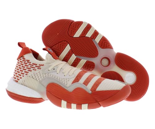 Image of adidas SM Trae 2 Unisex Shoes Size 13, Color: Cream /Orange